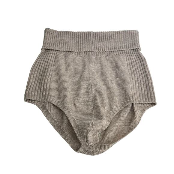 Michael Costello x Revolve Ribbed Wool Knit High-Waist Brief underwear Size S - Picture 1 of 14